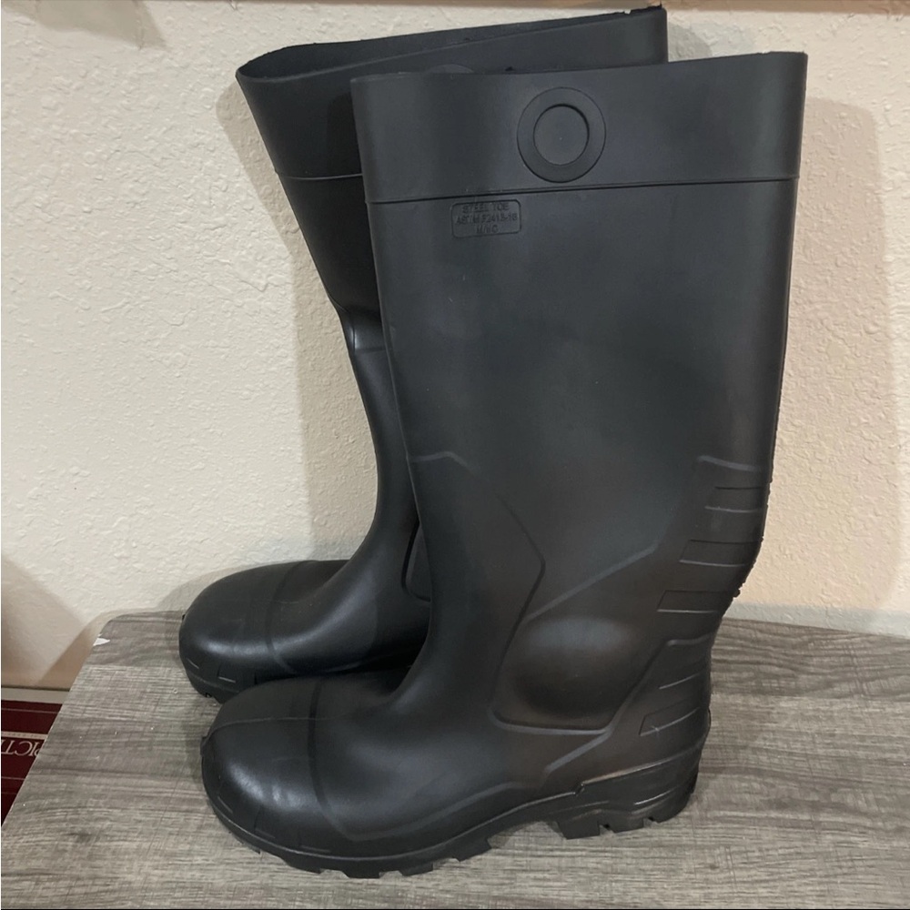 Steel Toe Water Resistance Boots - Size 10-M 12-W Made In The USA Unisex